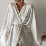 Bo & Luca Jolie Robe White