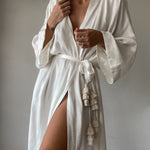 Bo & Luca Jolie Robe White