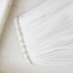 Bo & Luca Soft Tulle Veil comb Beading