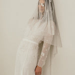 Bo & Luca Dandelion Gown Detail with Veil