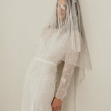 Bo & Luca Dandelion Gown Detail with Veil