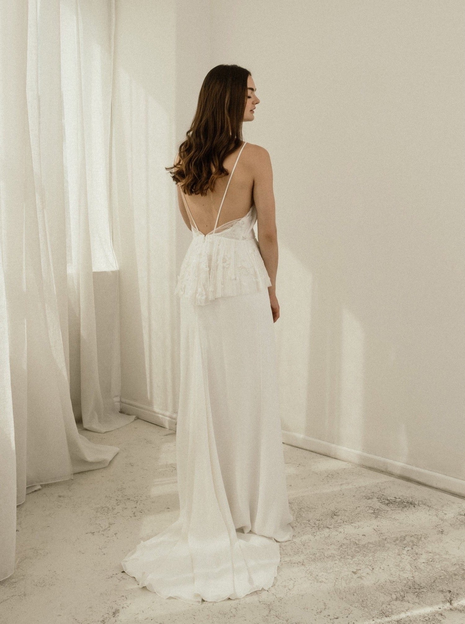 Bo & Luca zinnia Gown Full length back