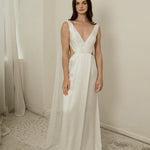 Bo & Luca Iris Gown & Cape Full Length Front