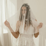 Bo & Luca Zinnia Gown veil detail