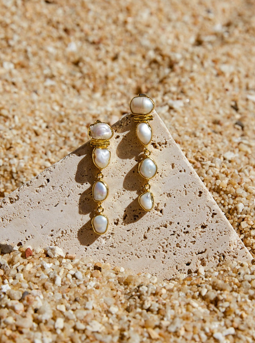 Bo & Luca Lena Earrings Gold