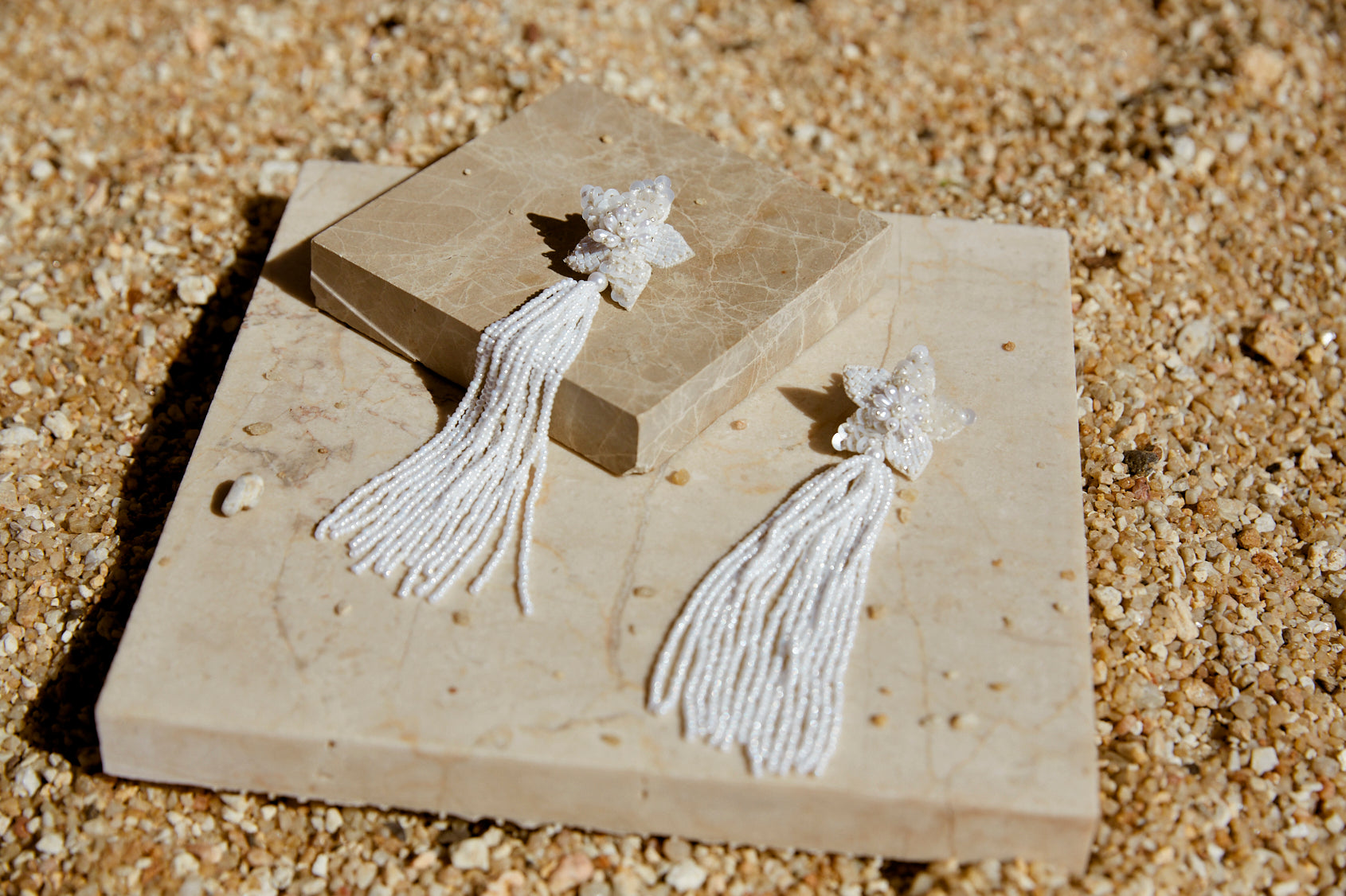 Bo & Luca Valentine Earrings Ivory