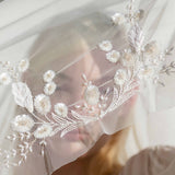 Bo & Luca Adeline Veil Detail