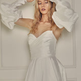 Temple by Bo & luca Elodie Gown tulip sleeve