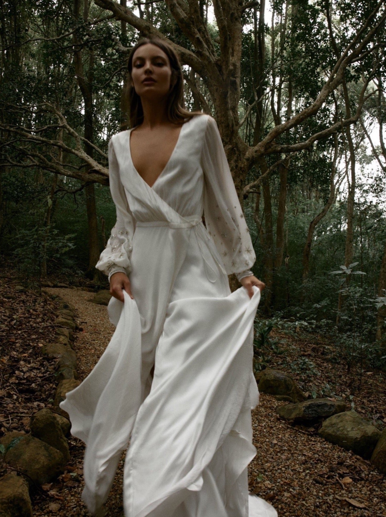 Embrace Sublime Elegance in the Sitaara Wrap Gown | Bo & Luca Embrace Sublime Elegance in the Sitaara Wrap Gown | Bo & Luca