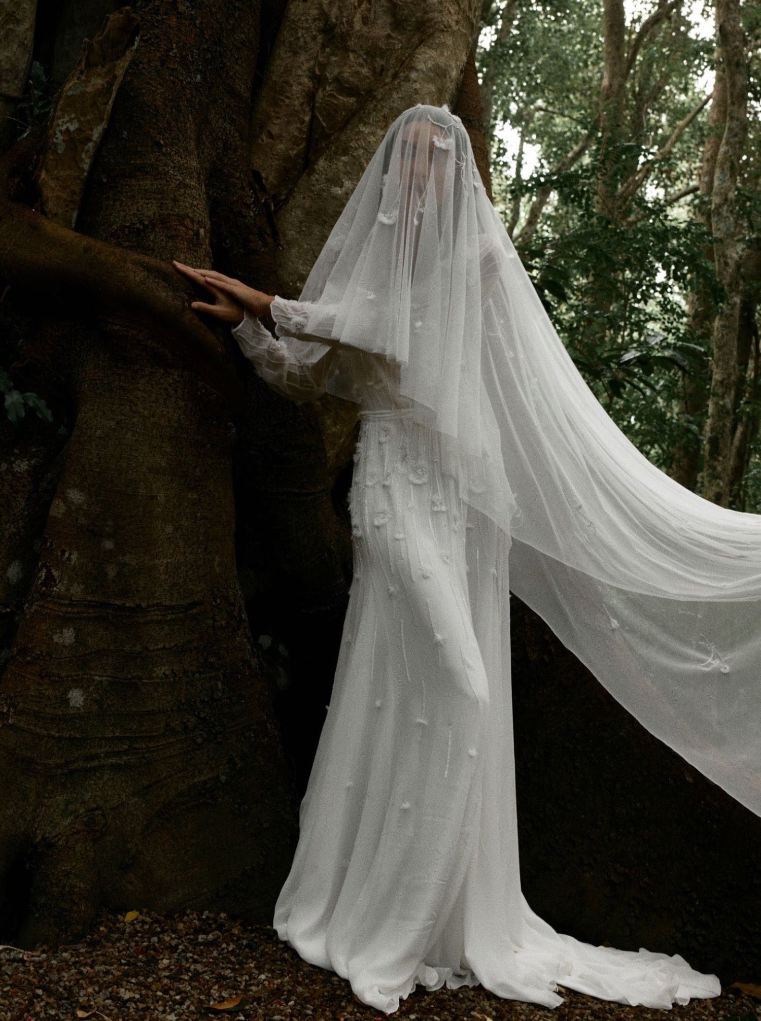 Bo & Luca Dandelion Gown Editorial Jessica Leece