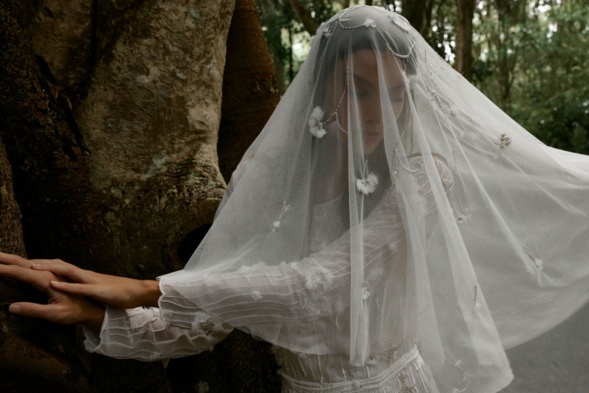 Bo & Luca Zinnia Veil editorial