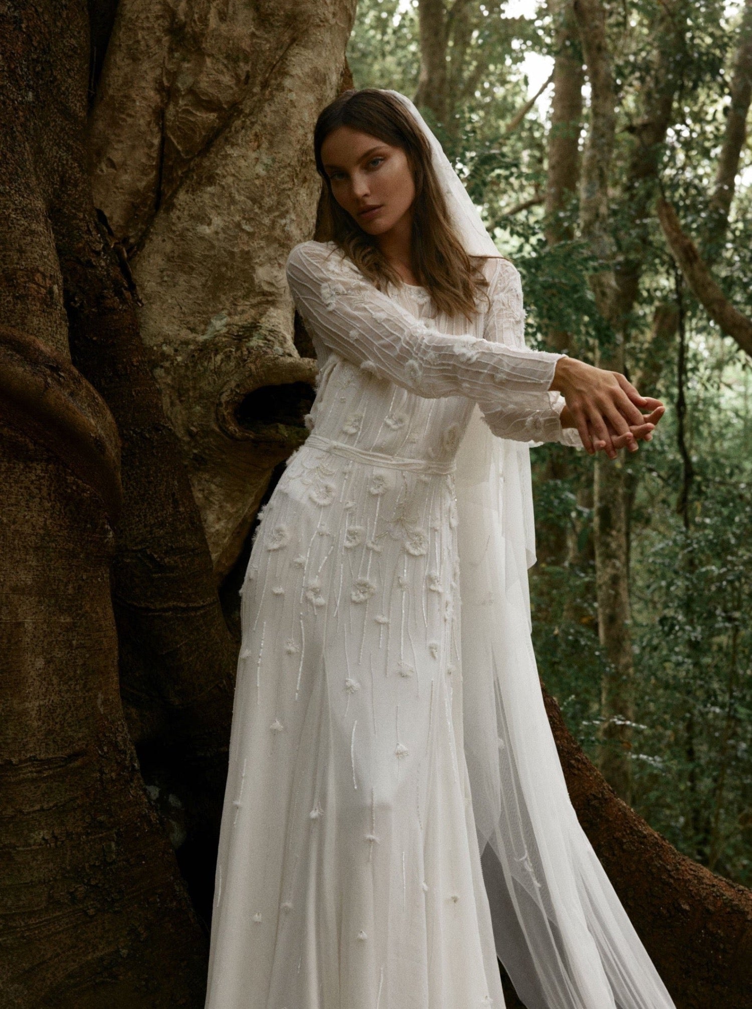 Bo & Luca Dandelion Gown Editorial Jessica Leece