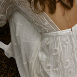 Bo & Luca Dandelion Gown Embroidery