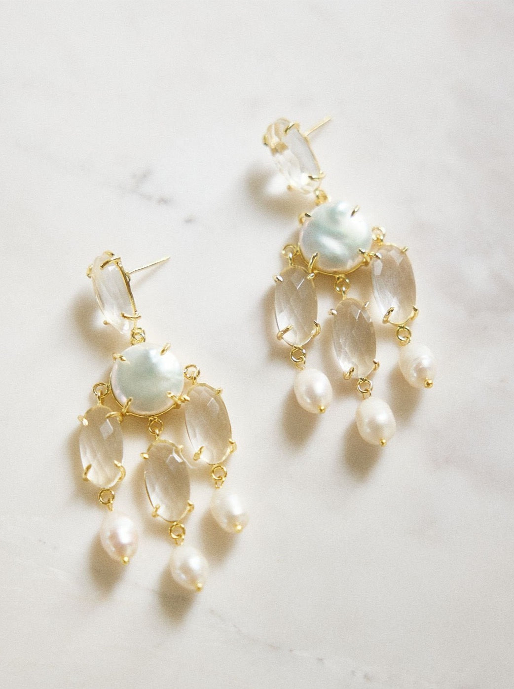 Bo & Luca Callie Earrings Rolled Gold