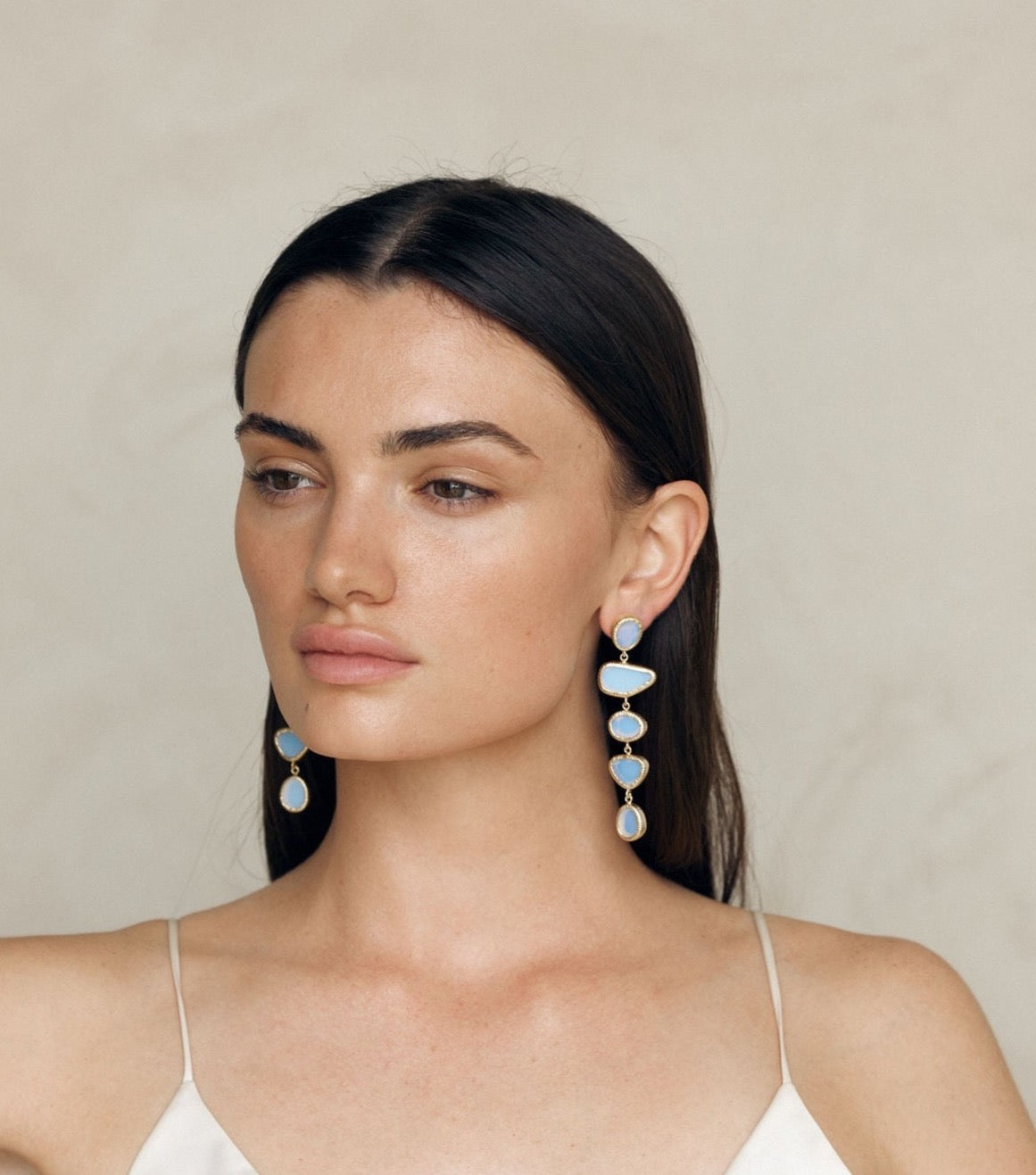 Bo & Luca Lola Earrings Opalite