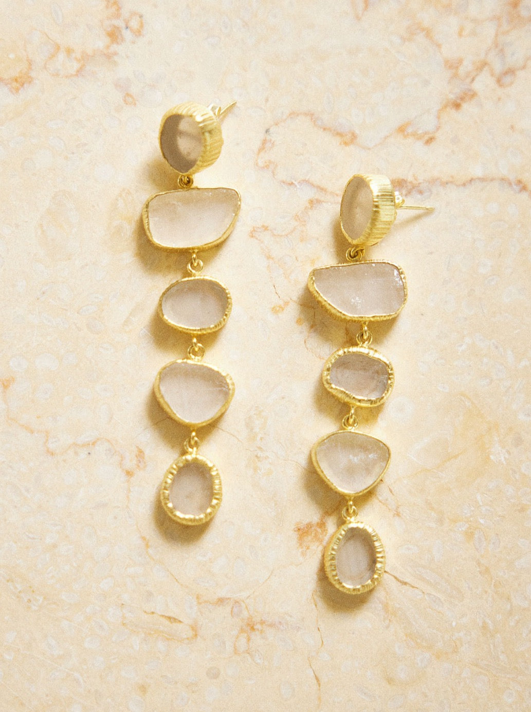 Bo & Luca Lola Earrings Quartz