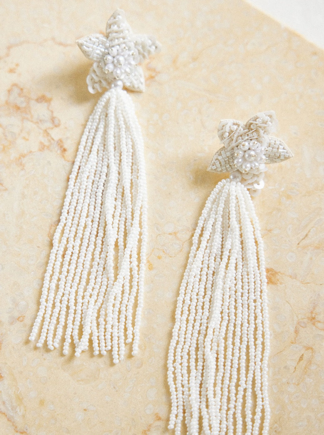 Bo & Luca Valentine Earrings Ivory