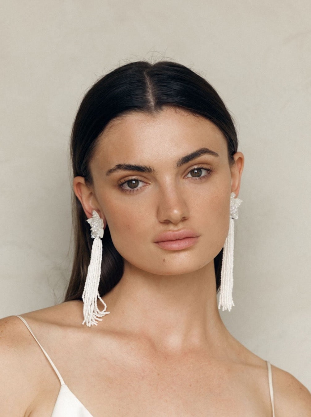 Bo & Luca Valentine Earrings Ivory