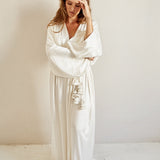 Bo & Luca Jolie Robe White