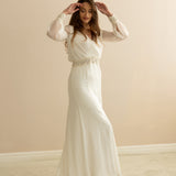 Bo & Luca Bardot gown
