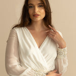 Bo & Luca Bardot gown