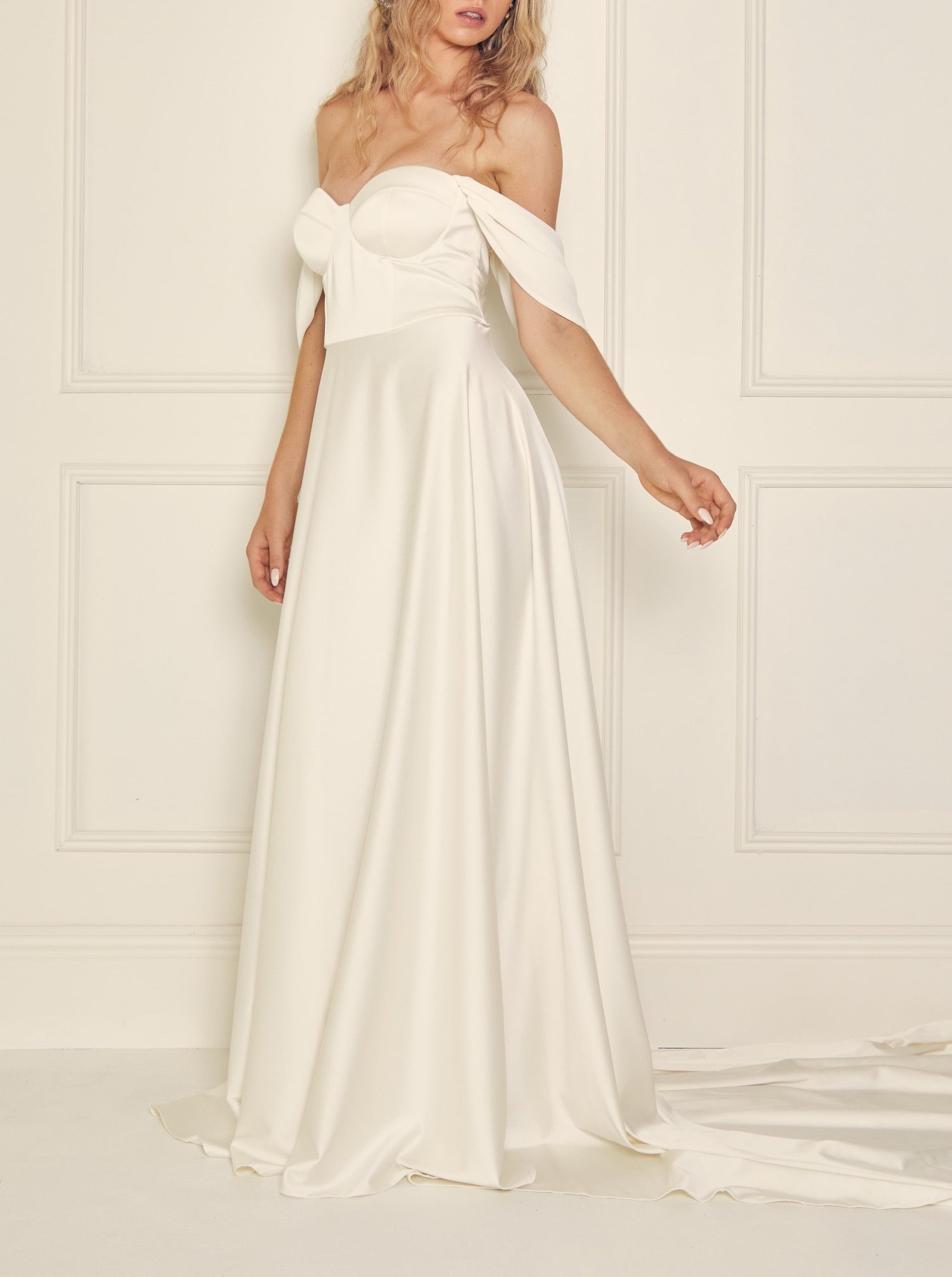 Temple by Bo & Luca Camellia Gown Satin