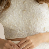 Bo & nLuca Margot Gown Long Sleeve White