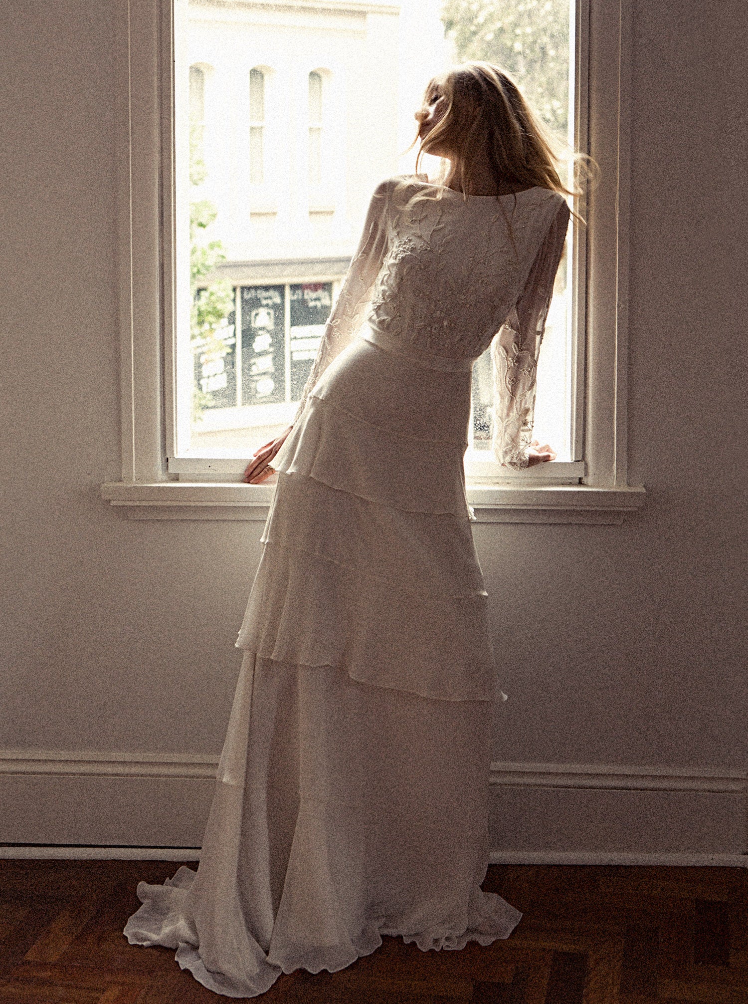 Primrose Gown | Effortless Elegance with Hand-Beaded Florals | Bo & Luca 12AU Primrose Gown | Effortless Elegance with Hand-Beaded Florals | Bo & Luca 12AU