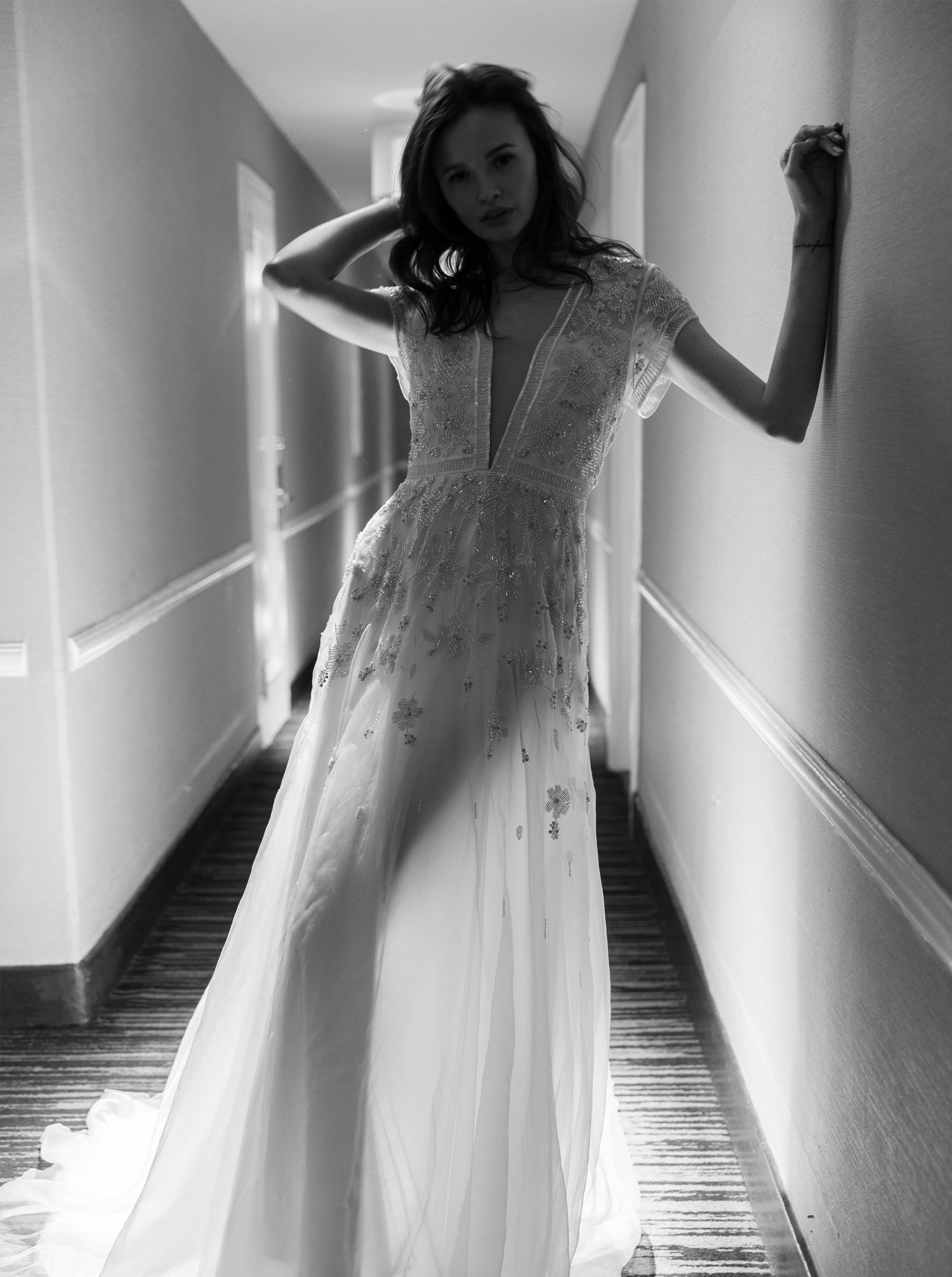Sinatra Gown | Exquisite Glamour with Hand-Beaded Details | Bo & Luca Sinatra Gown | Exquisite Glamour with Hand-Beaded Details | Bo & Luca