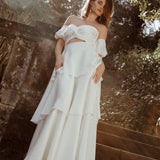 Temple by Bo & Luca Tiered Tulip Gown