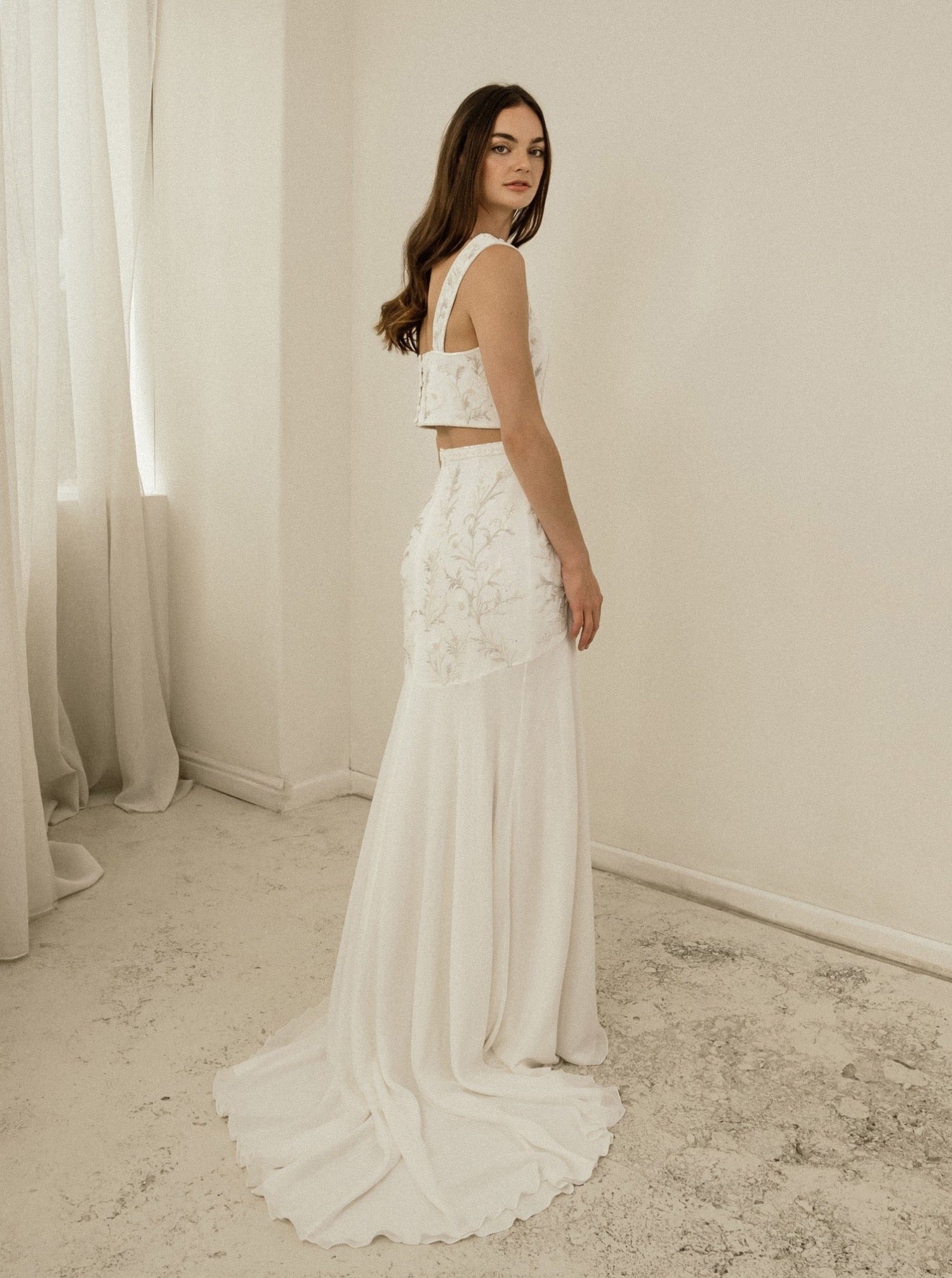 Poppy Gown| Couture Two-Piece Elegance | Bo & Luca Bo & Luca Poppy Gown| Couture Two-Piece Elegance | Bo & Luca Bo & Luca