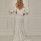 Temple by Bo & Luca Celine Gown Bishop Sleeves