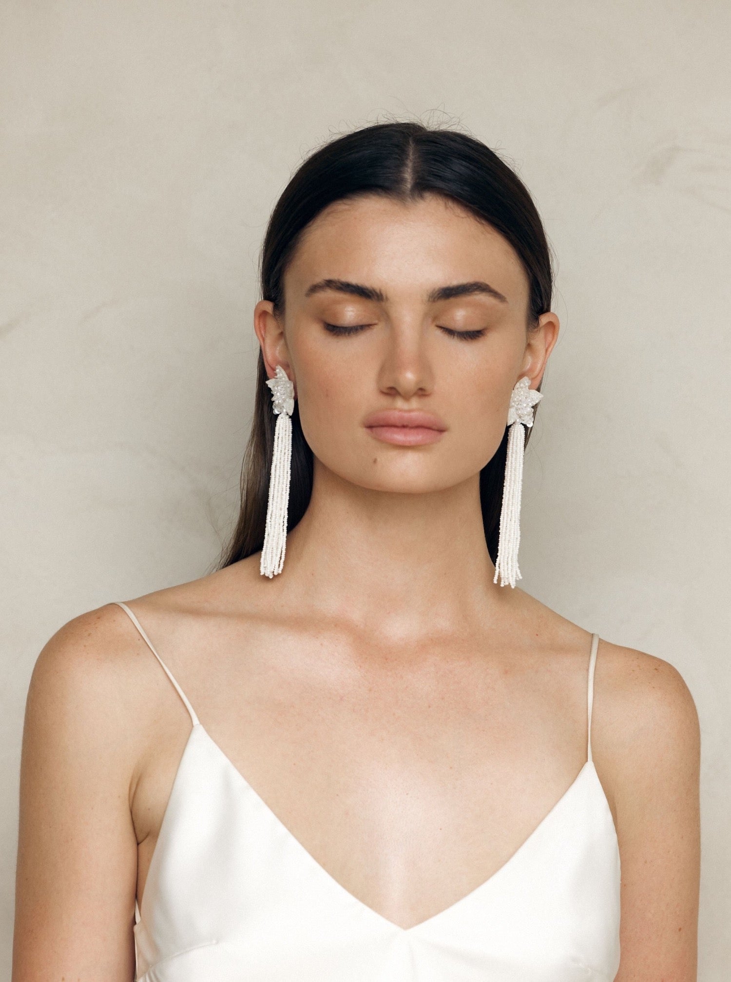 Bo & Luca Valentine Earrings Ivory