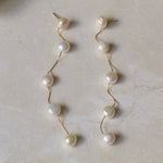Temple by Bo & Luca Jewellery Rose Pearl Earrings