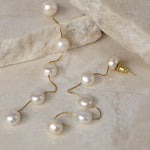 Temple by Bo & Luca Jewellery Rose Pearl Earrings