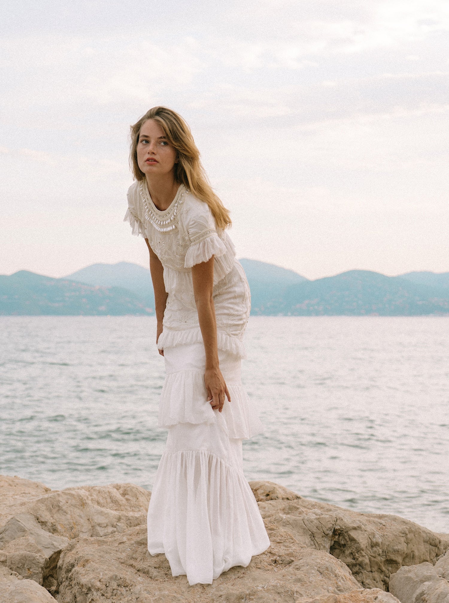 Amelie Bridal Two-Piece| Whimsical Elegance with Hand-Beaded Marigolds – Bo  & Luca