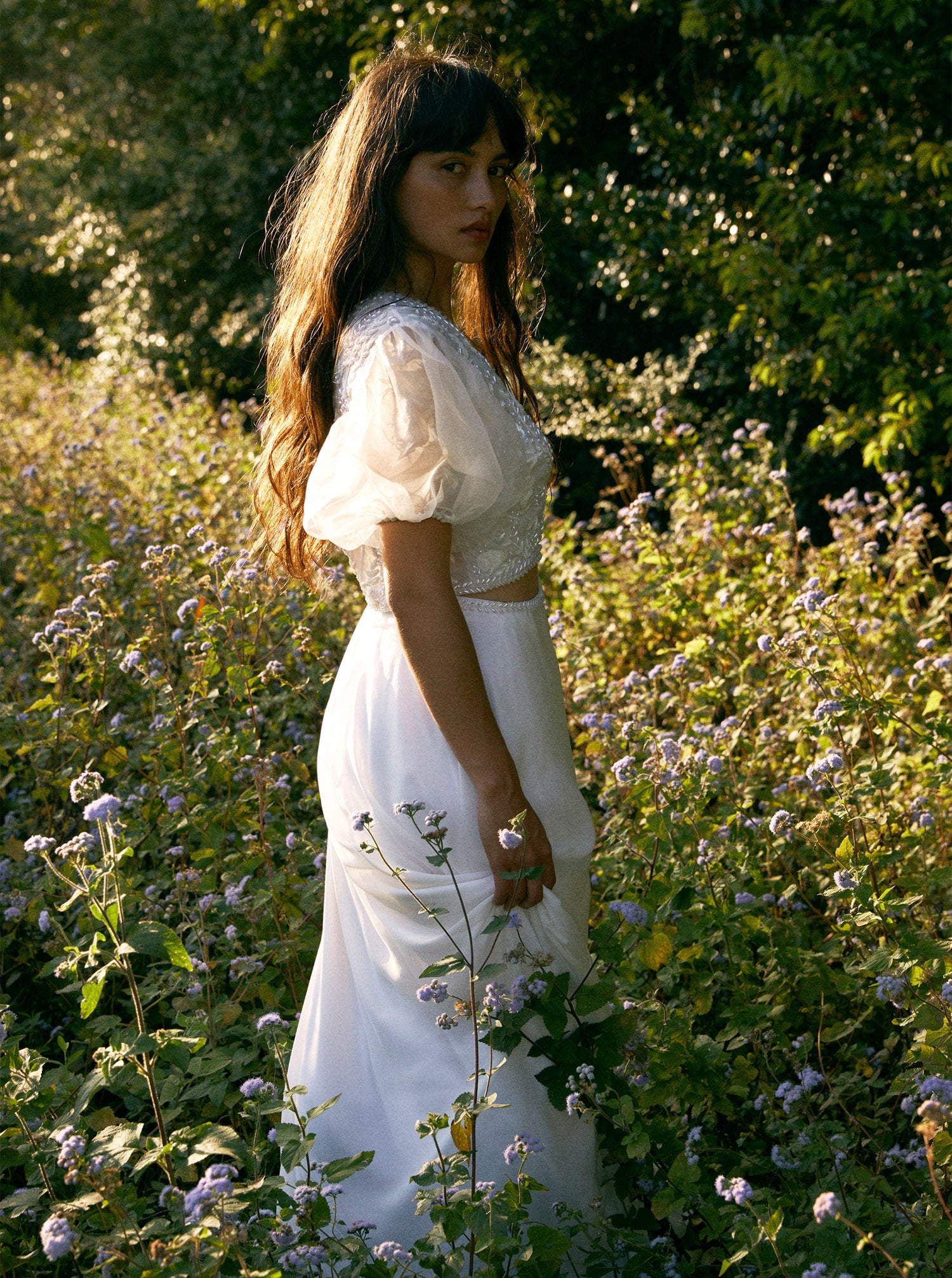 indian beaded dresses India Gown | Contemporary Ethereal Elegance