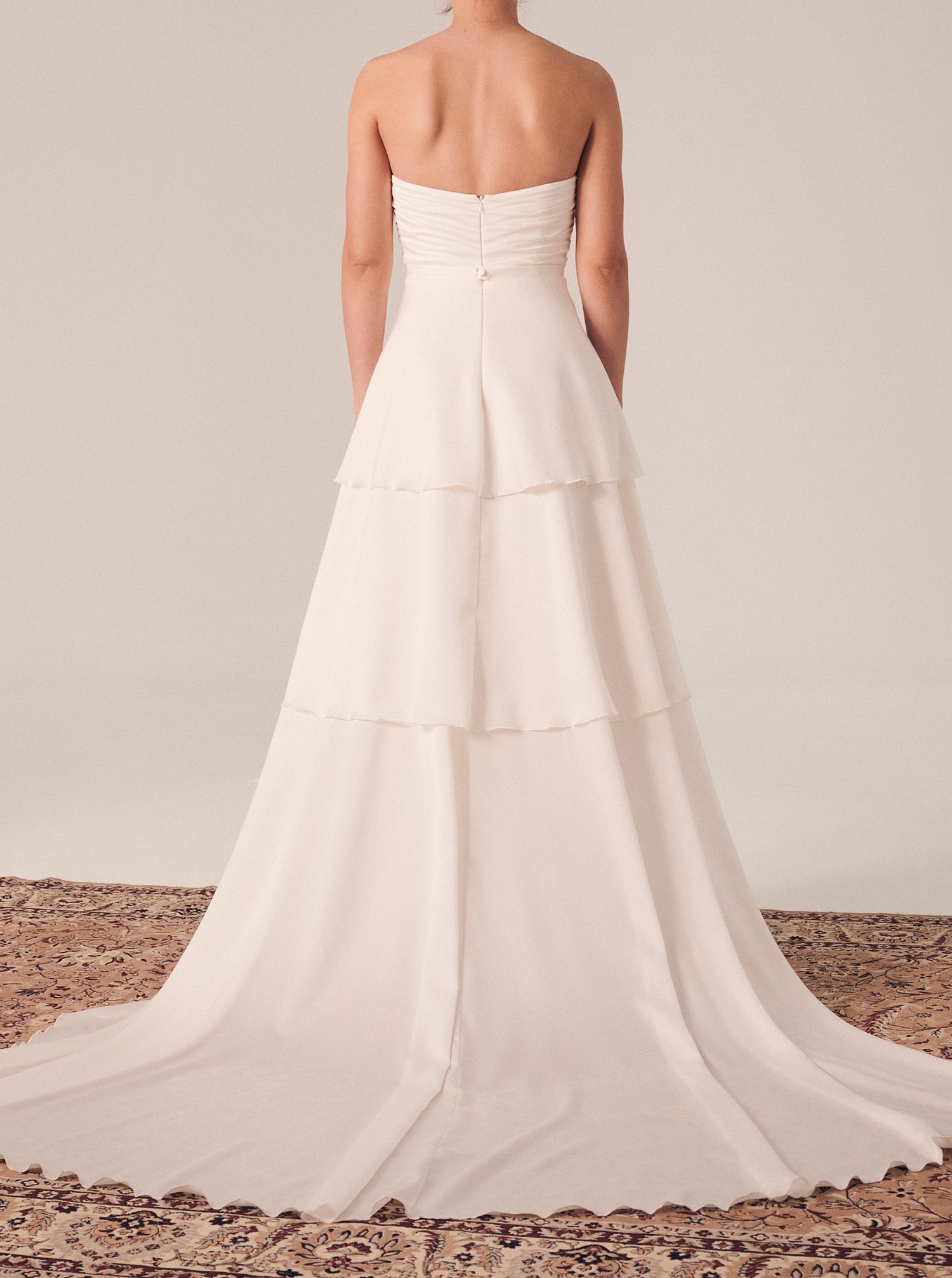Temple by Bo & Luca Tiered Tulip Gown